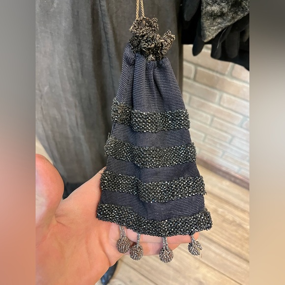 Antique 1800s Victorian Period Era Original Mourning Outfit Skirt Blouse Shawl + - Picture 3 of 16